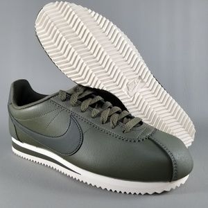 nike classic cortez olive green